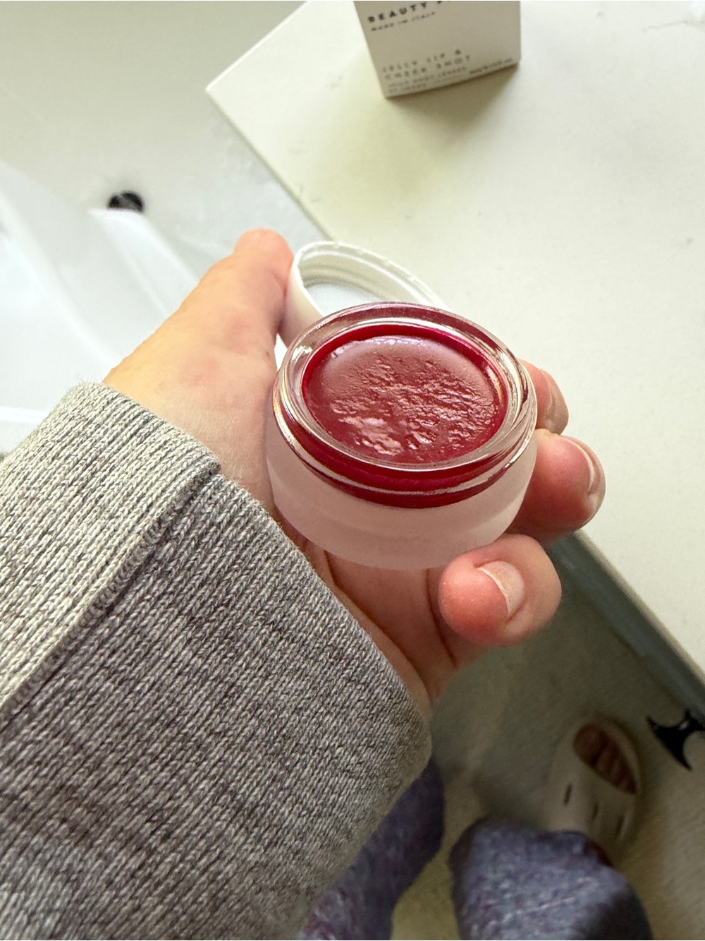 NEW Beauty Pie Jelly Lip and Cheek shot in shade Raspberry Crush. Stain/tint - Picture 5 of 13